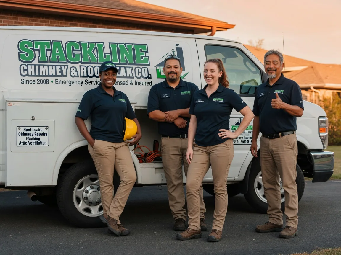 Chimney flashing repair company in Summerfield, TX